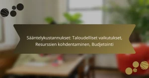 Sääntelykustannukset: Taloudelliset vaikutukset, Resurssien kohdentaminen, Budjetointi